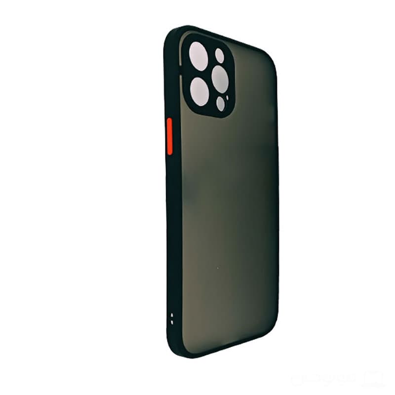قاب پشت مات دوررنگی محافظ لنزدار برای مدل آیفون Iphone 12 Pro max — تصویر ۳