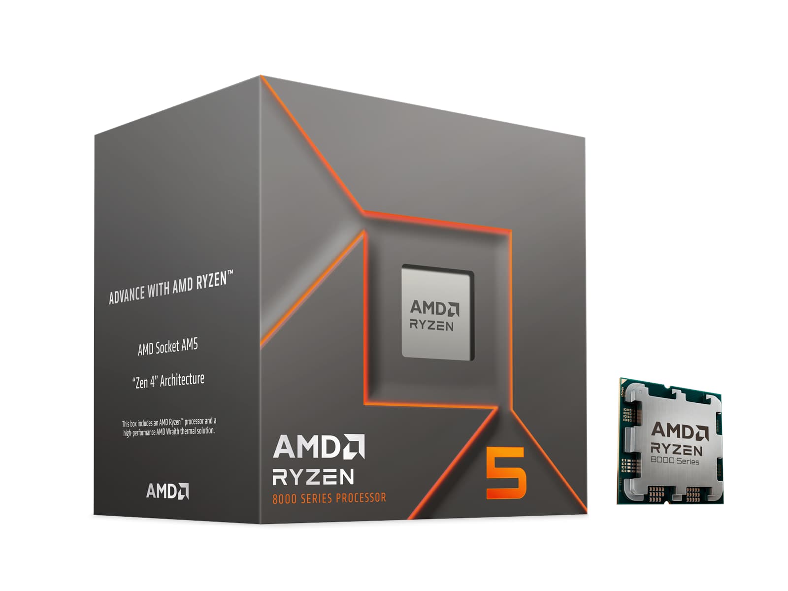 پردازنده ای ام دیباکس مدل Ryzen 5 8400F BOX — تصویر ۴