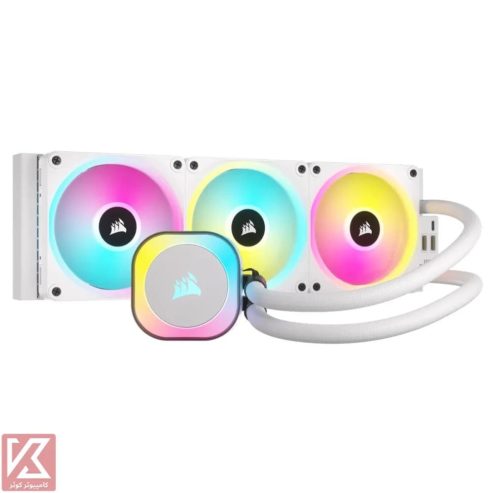 خنک کننده مایع پردازنده کورسیر مدل iCUE Link H150i RGB — تصویر ۶