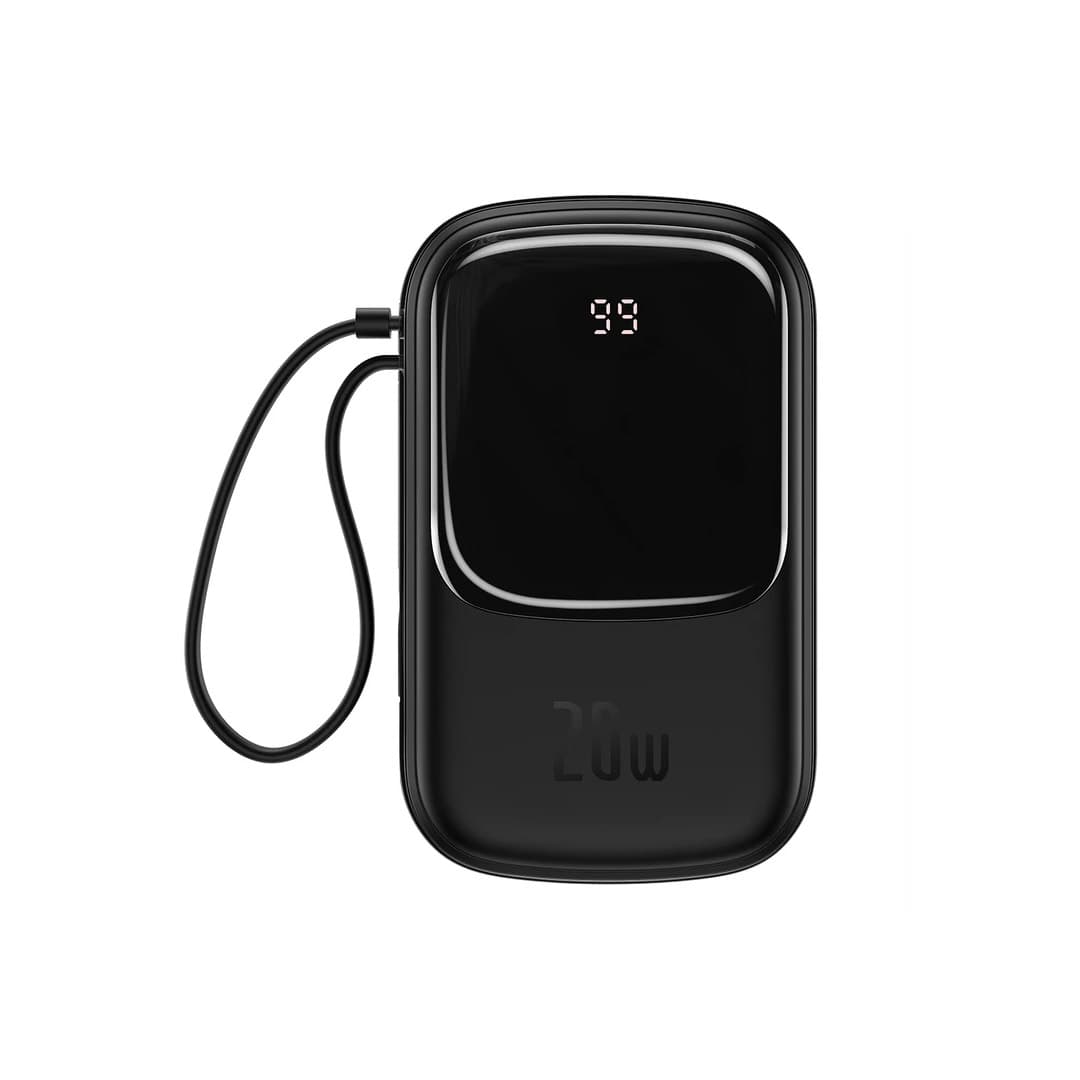 پاوربانک بیسوس مدل PPQD-B01 15w ظرفیت ۱۰۰۰۰ میلی آمپر ساعت