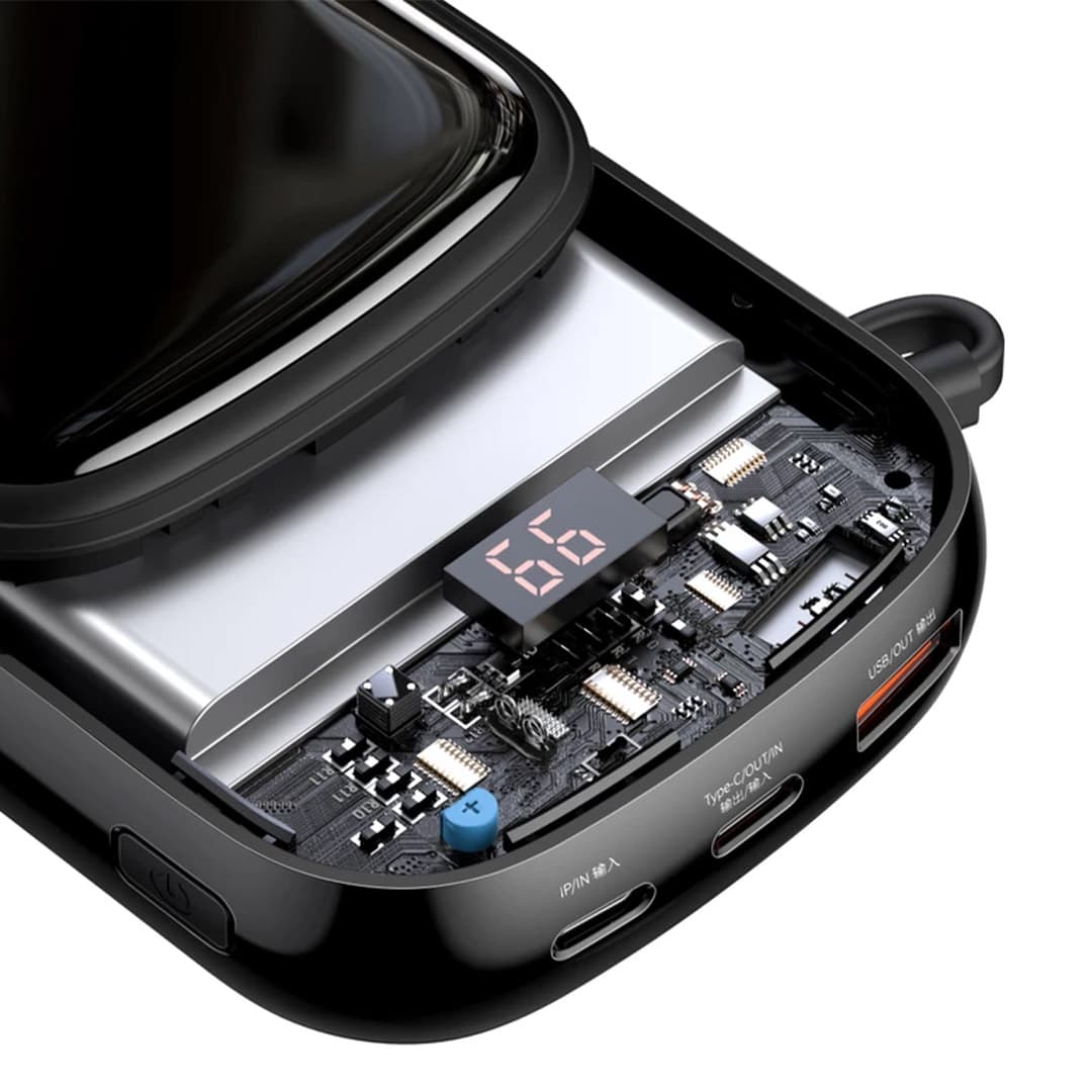 پاوربانک بیسوس مدل PPQD-B01 15w ظرفیت ۱۰۰۰۰ میلی آمپر ساعت — تصویر ۴