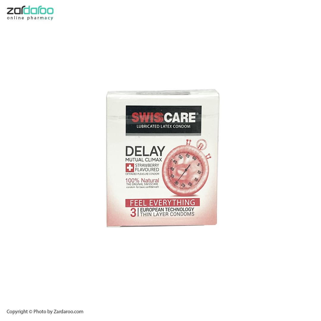 کاندوم تاخیری 3 عددی مدل Delay Mutual Climax سوئیس کر