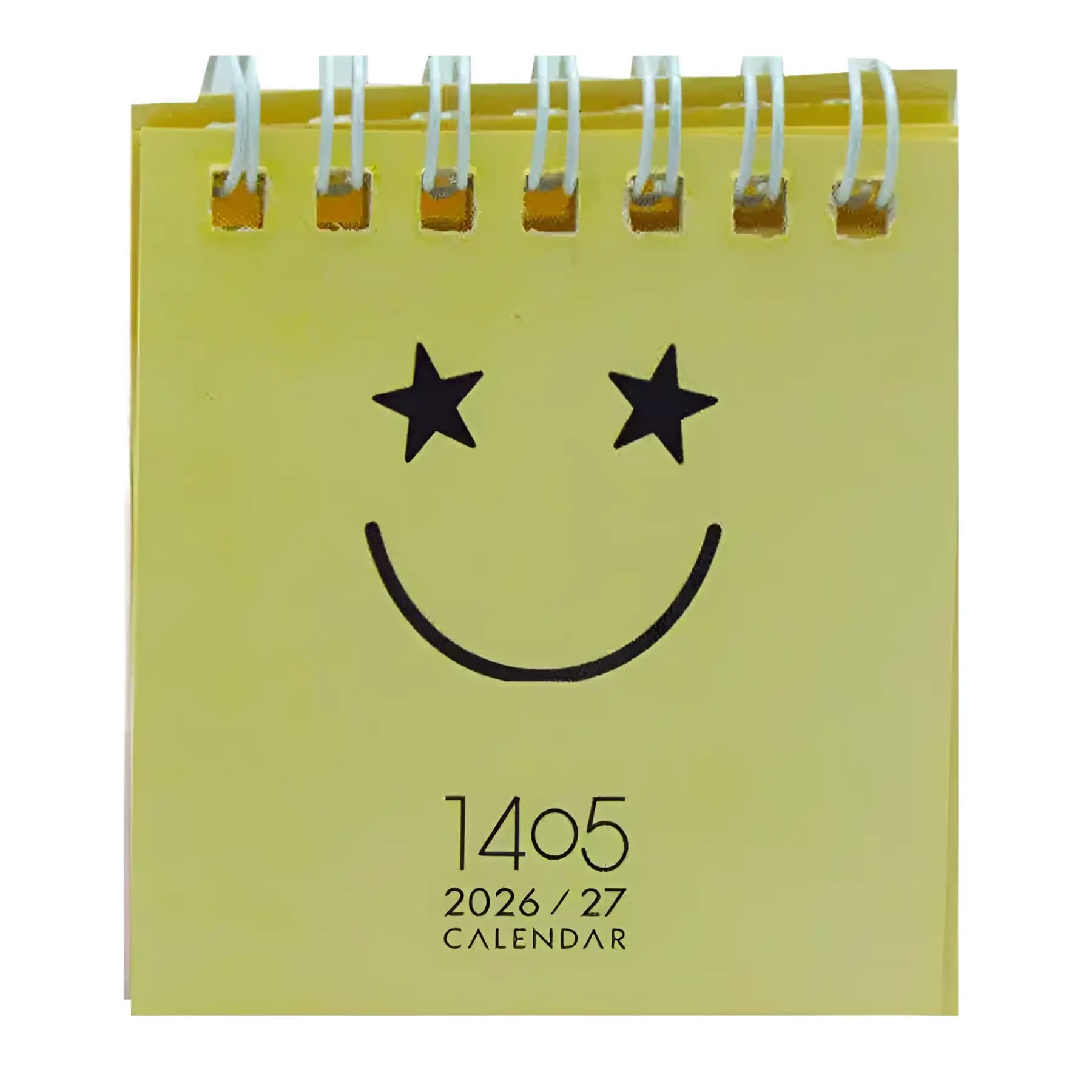 تقویم رومیزی سال 1405 طرح ایموجی رنگ زرد