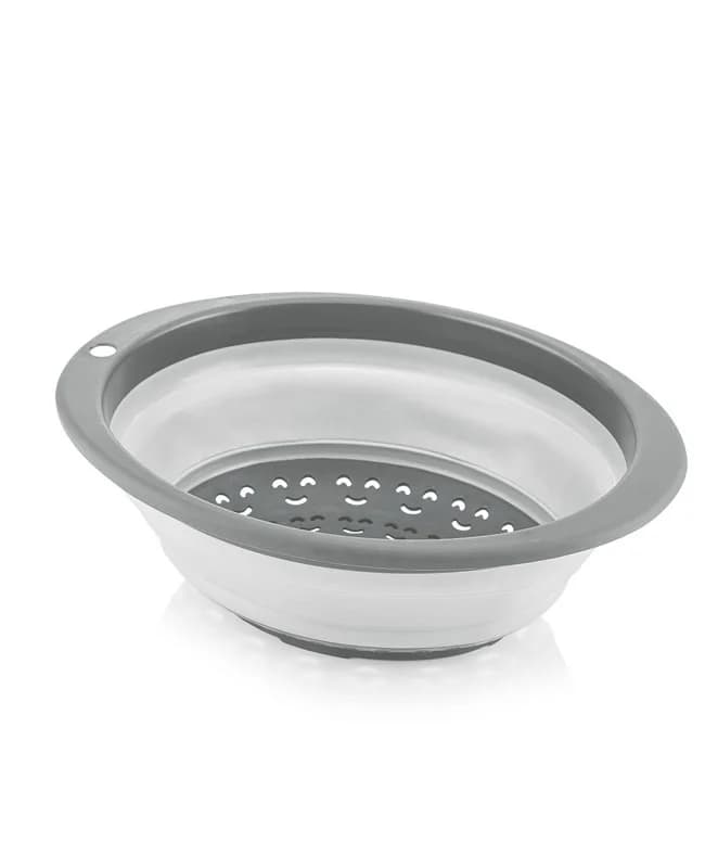 آبکش تاشو بیضی کیولوکس کد 00570 — تصویر ۲