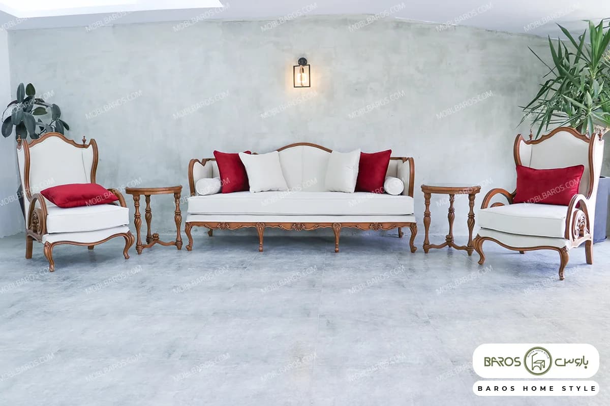 مدل مبل سلطنتی کلاسیک کینگ — تصویر ۳