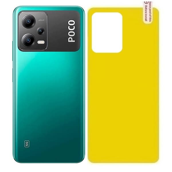 محافظ و برچسب پشت گوشی شیائومی Poco X5