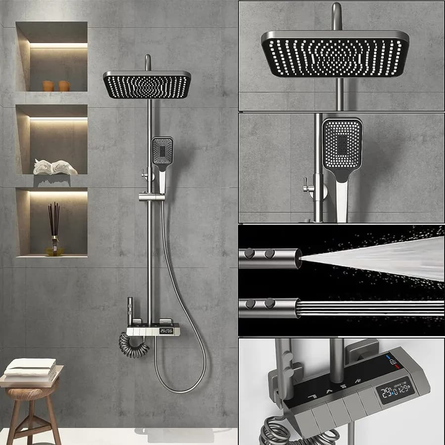 سیستم دوش با صفحه نمایش دیجیتال LED — تصویر ۴