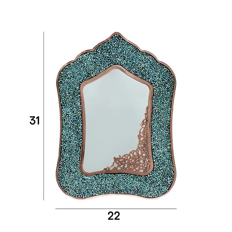 آینه کمر باریک 30 فیروزه — تصویر ۳
