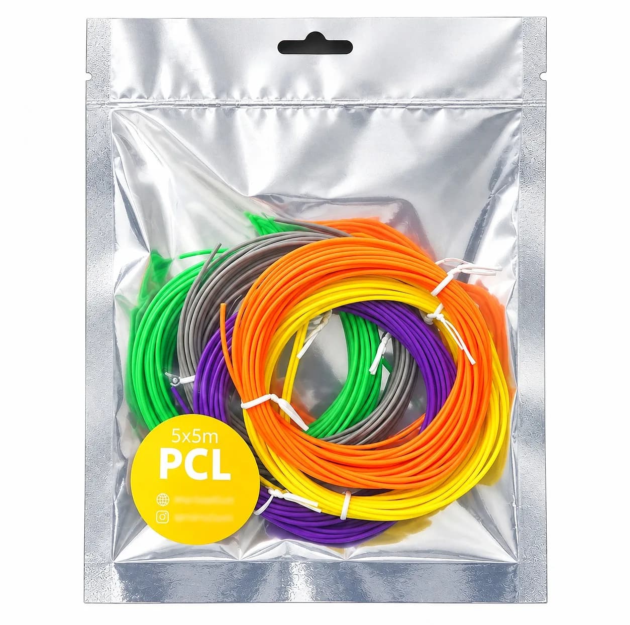 فیلامنت قلم سه بعدی PCL مدل FILOMAX قطر 1.75 میلیمتر طول 5 متر بسته 5 عددی — تصویر ۲
