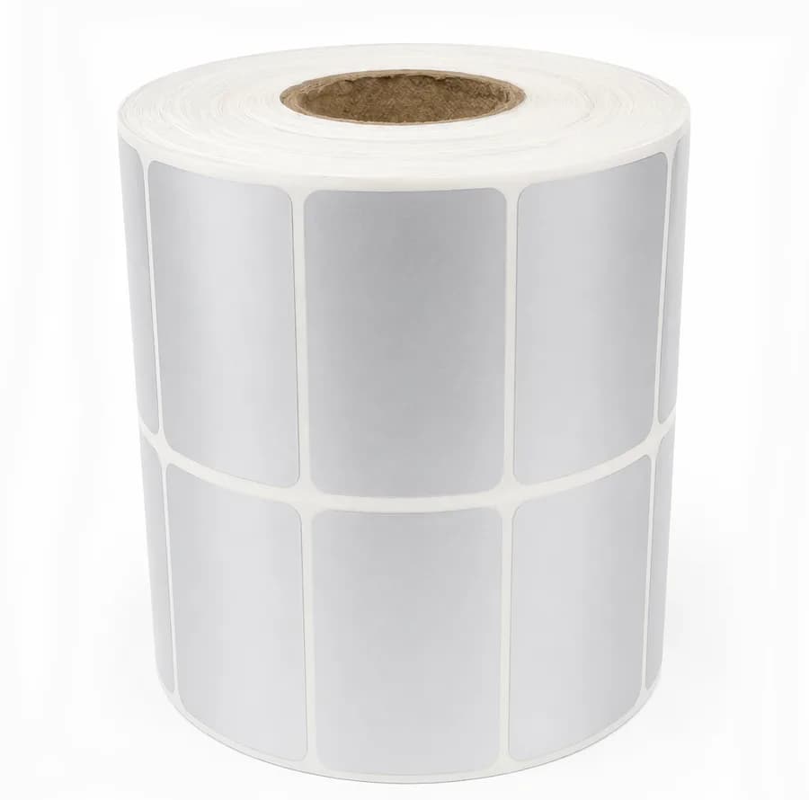 برچسب پرینتر لیبل زن دوردیف مدل متال کد 34×51 بسته 3000 عددی