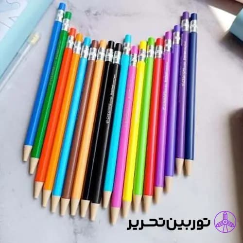 مدادرنگی مکانیکال (اتودی) 12رنگ – برند کریتورز رنگ جعبه آبی — تصویر ۴