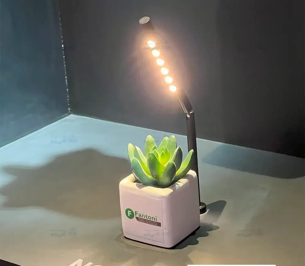 چراغ LED پایه دار مشکی بلک پال فانتونی