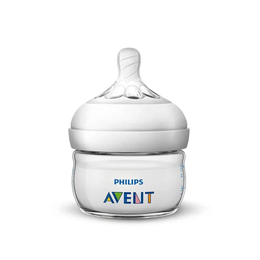 شیشه شیر نچرال 60 میلی لیتر فیلیپس اونت Philips Avent — تصویر ۲