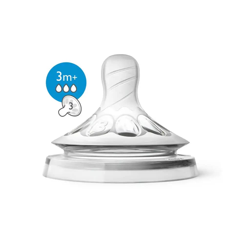 سرشیشه نچرال +3 ماه فیلیپس اونت Philips Avent بسته 2 عددی — تصویر ۲