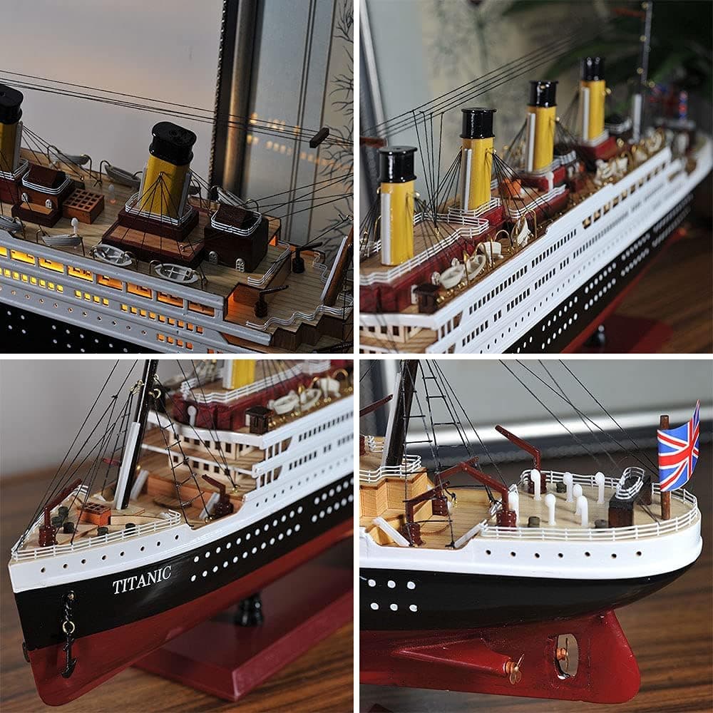 ماکت کشتی Titanic چراغ دار — تصویر ۷