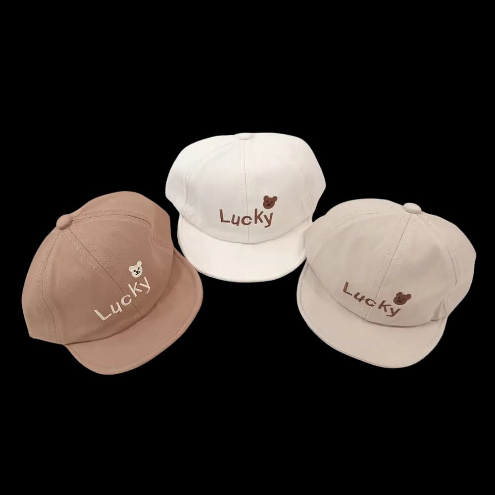 کلاه کپ چسبی بچگانه مدل Lucky
