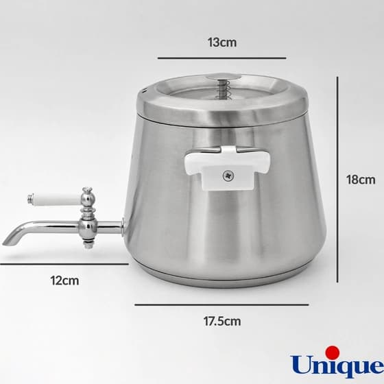کتری و قوری 4 لیتر یونیک کد UN-7203 — تصویر ۵