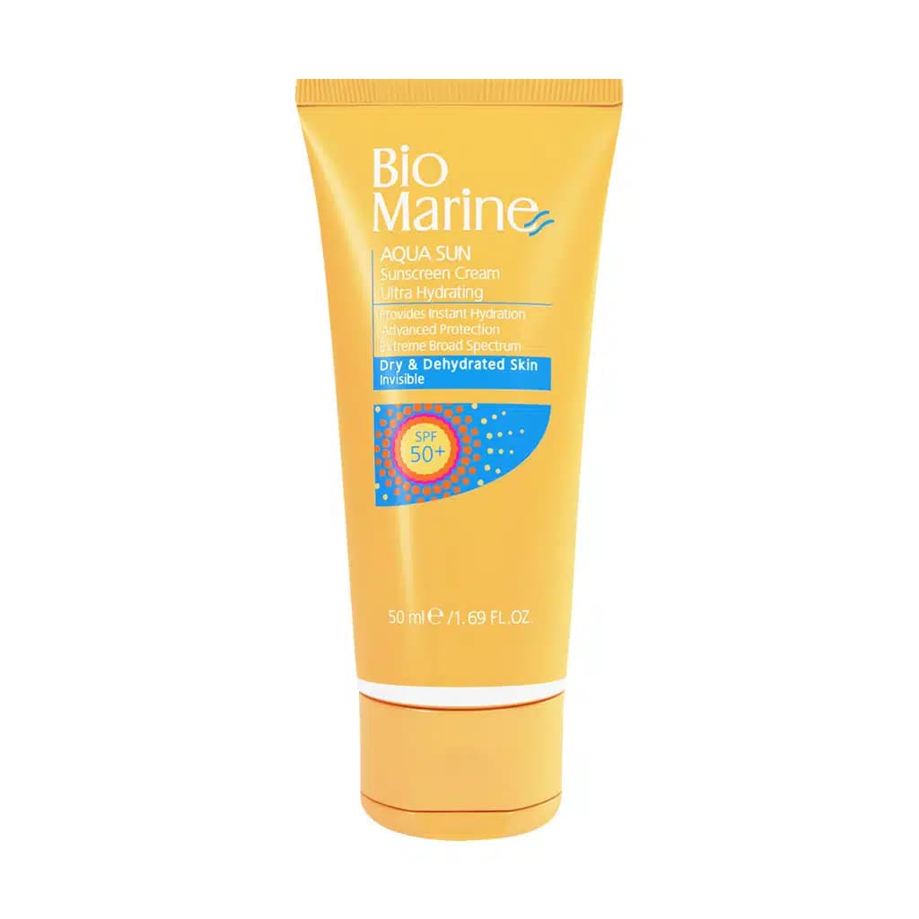کرم ضد آفتاب رطوبت رسان SPF50 بایومارین مناسب پوست خشک 50 میلی لیتر — تصویر ۳