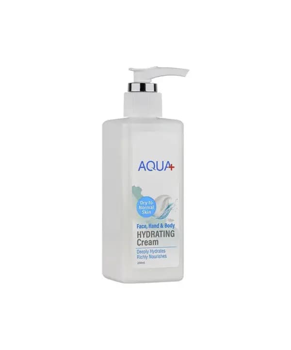 کرم آبرسان دست، صورت و بدن آکوا پلاس – AQUA+ Hydrating Cream