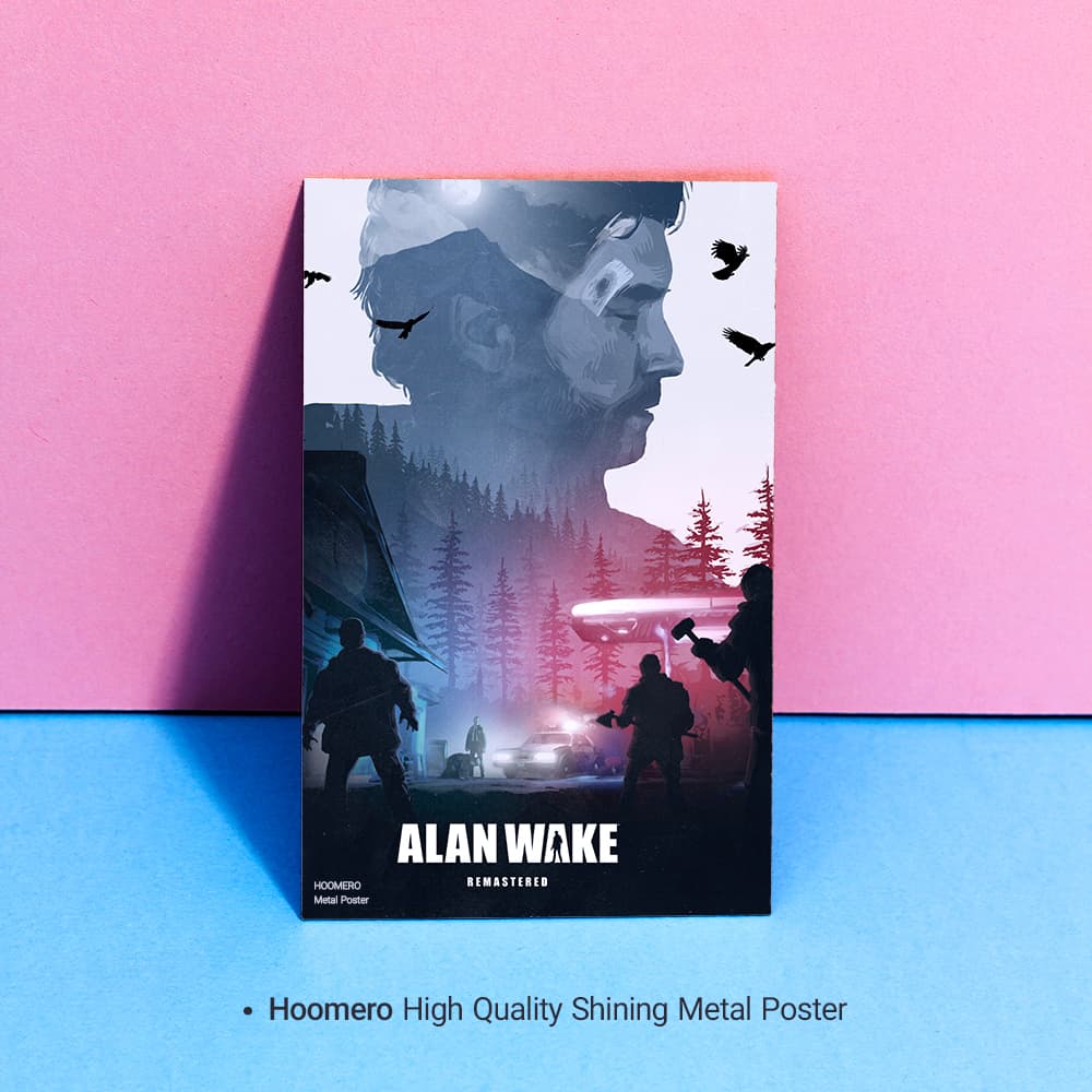 پوستر هومرو مدل فلزی طرح بازی Alan Wake کد PS811 — تصویر ۲