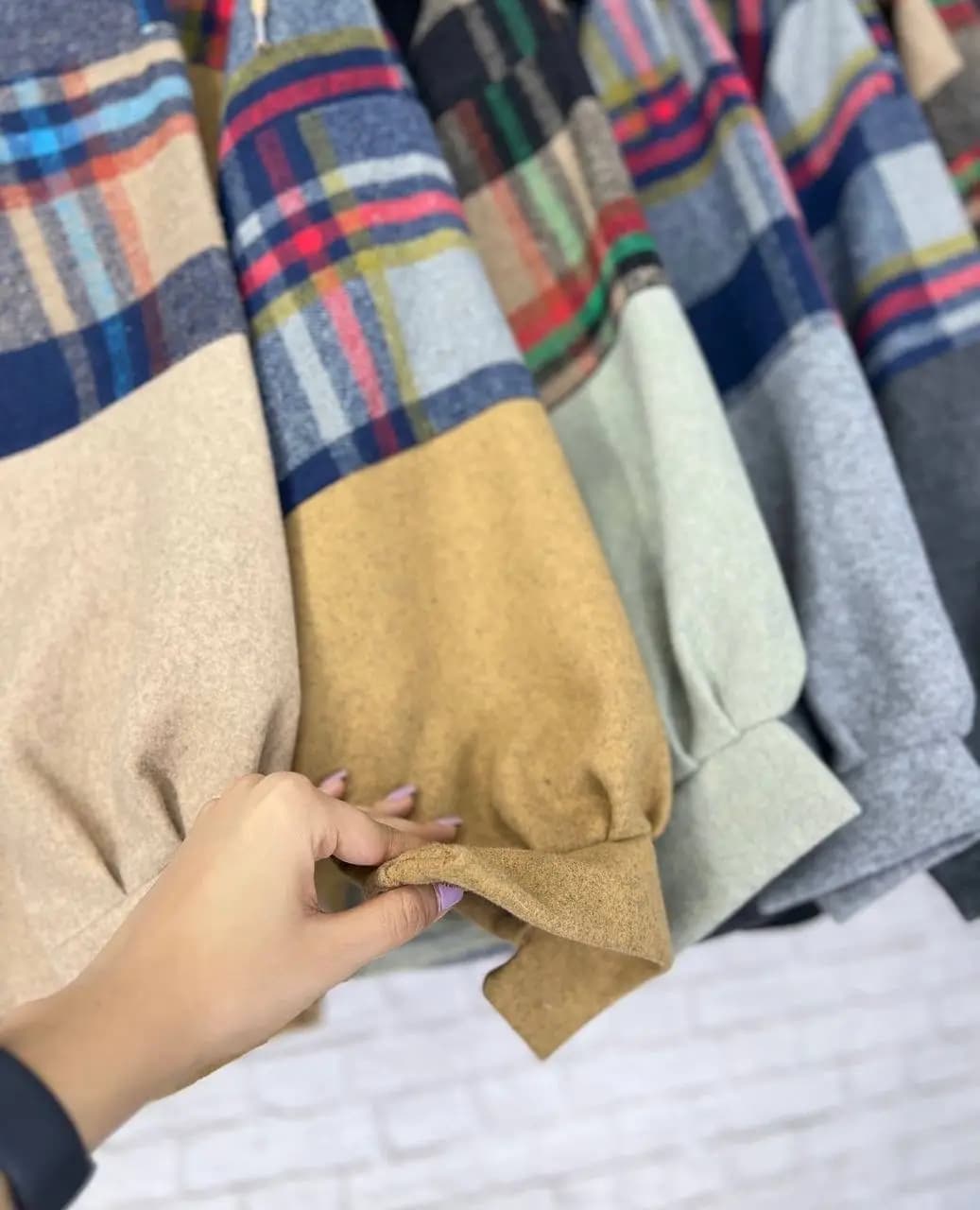 شکت کلاهدار فوتر ترکیبی با چهارخونه کد ۱۶۷۰ — تصویر ۷