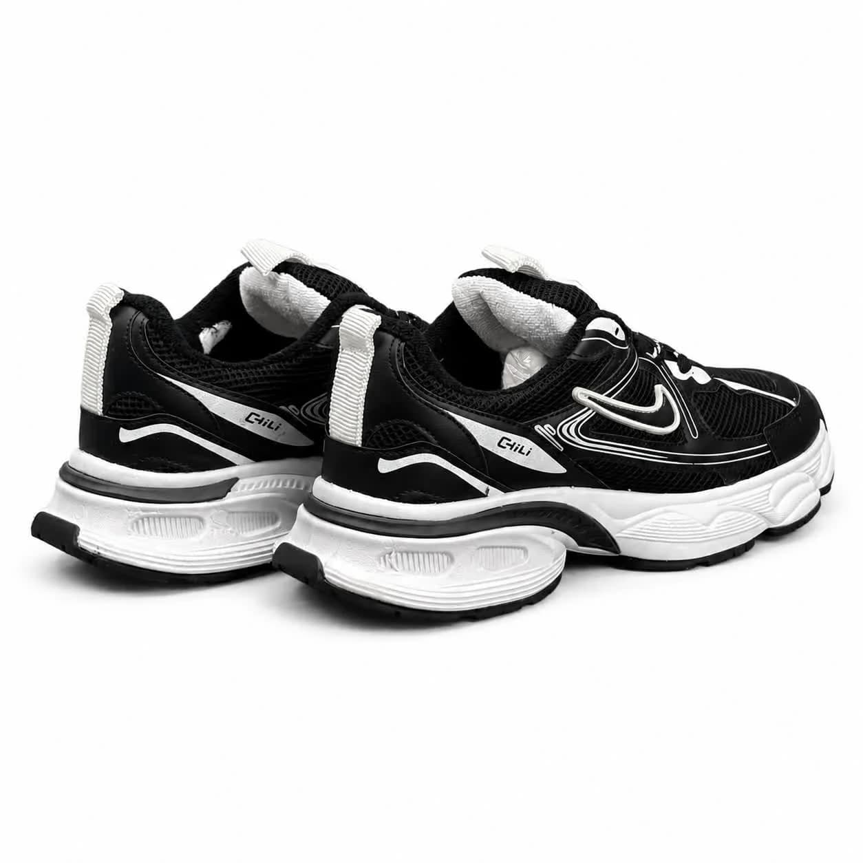 کفش کتانی مردانه مدل رانینگ نایکی چیلی مشکی NIKE — تصویر ۵