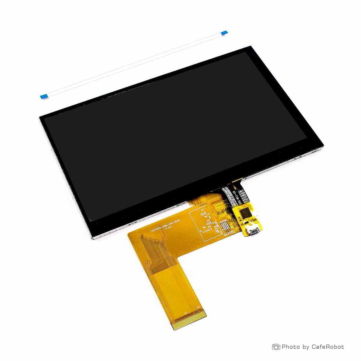 نمایشگر TFT لمسی تمام رنگ 7 اینچ رزولوشن 800×480 با کابل فلت 40 پین Plug In — تصویر ۶