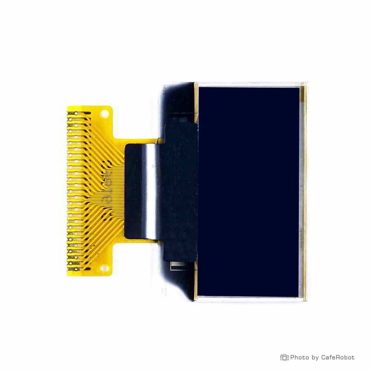 نمایشگر OLED تک رنگ آبی 0.82 اینچ دارای ارتباط IIC/Parallel و چیپ درایور SSD1306 با کابل فلت 27 پین — تصویر ۴