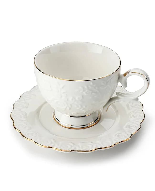 فنجان نعلبکی 6 نفره سرامیکی کد vt4641 — تصویر ۲