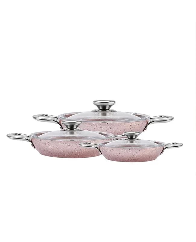سرویس ماهیتابه بیوگرانیت 6 پارچه کاراجا کد 502000223 — تصویر ۲