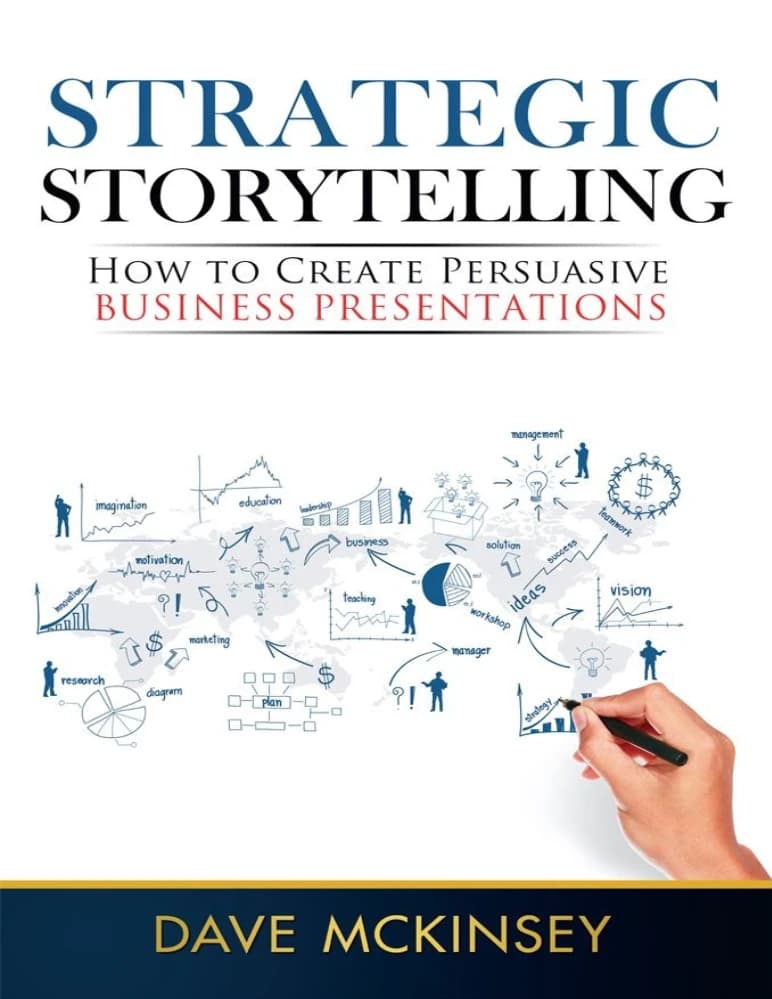 کتاب Strategic Storytelling (داستانگویی استراتژیک) نسخه انگلیسی PDF | دیو مککینزی
