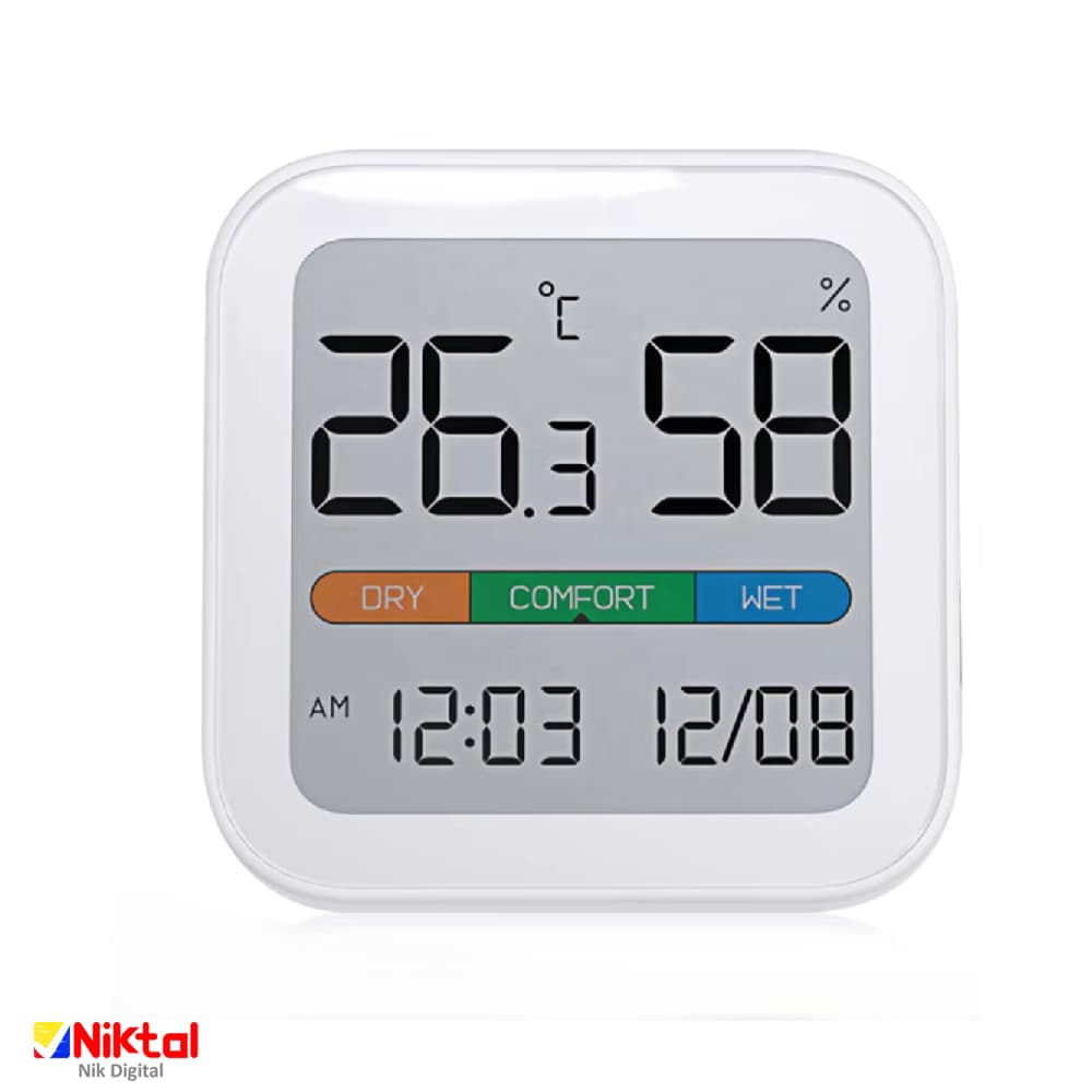 دماسنج و رطوبتسنج دیجیتال شیائومی MIIIW S210 | صفحهنمایش LCD — تصویر ۳
