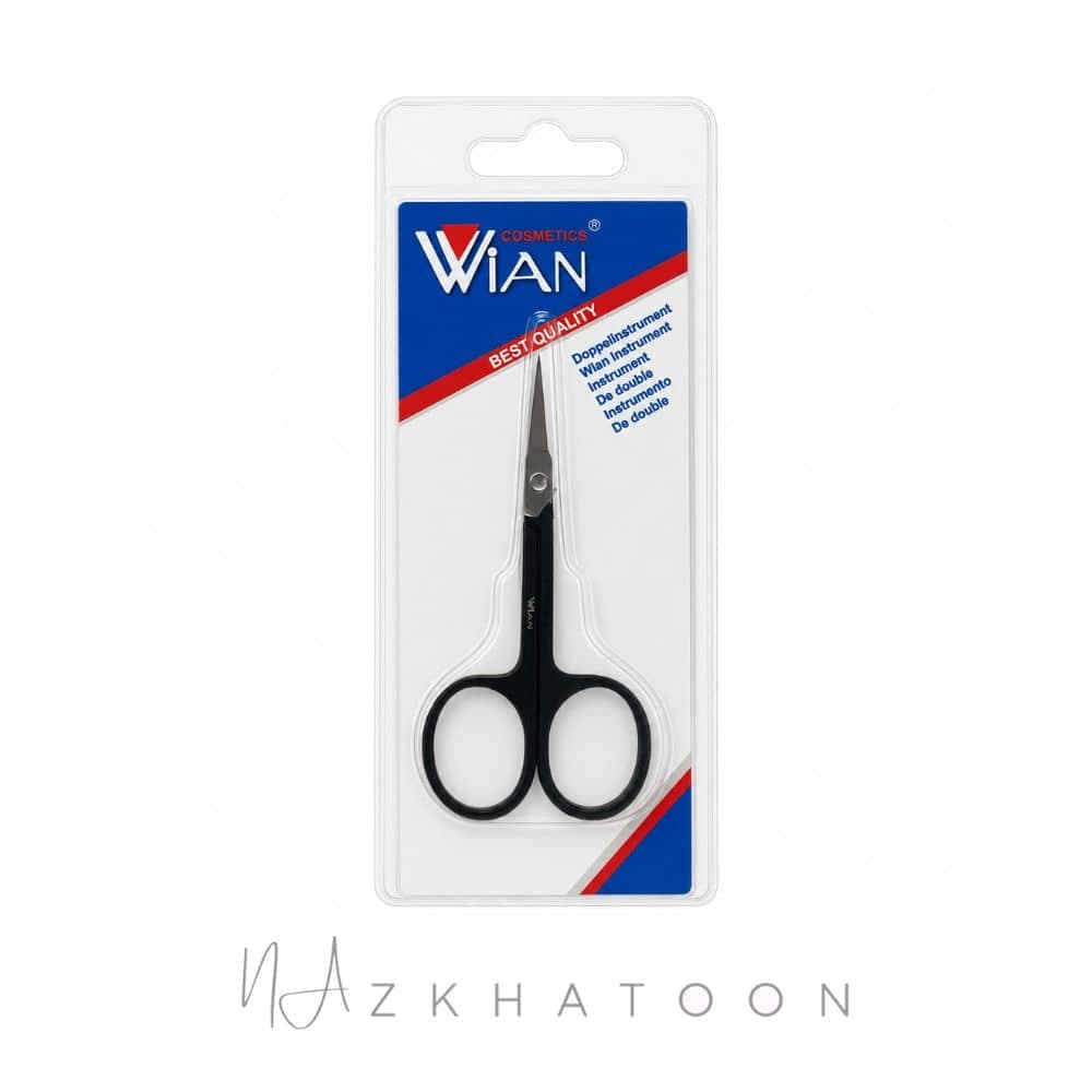 قیچی ابرو وین مدل W70 سر کج | WIAN Eyebrow Scissors W70 — تصویر ۳