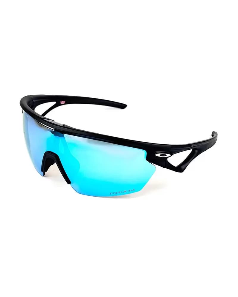عینک ورزشی OAKLEY با فریم مشکی رنگ، 3 کاور لنز قابل تعویض و تجهیزات کامل مدل OO9403-01 — تصویر ۹
