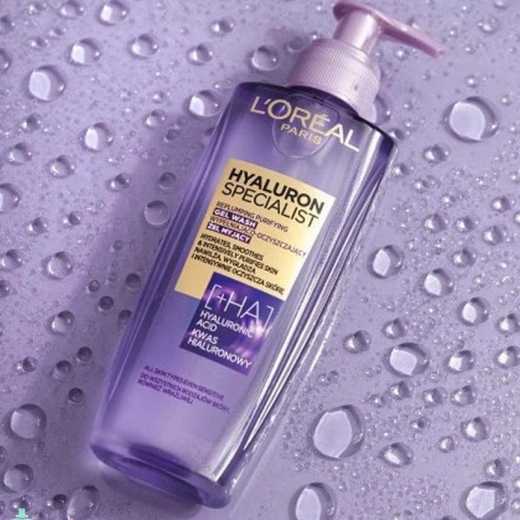 ژل شوینده صورت Loreal مدل Hyaluron Expert حجم 200 میلی لیتر — تصویر ۳