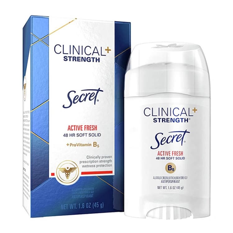 مام ضد تعریق Secret مدل Clinical Strength Active Fresh — تصویر ۲