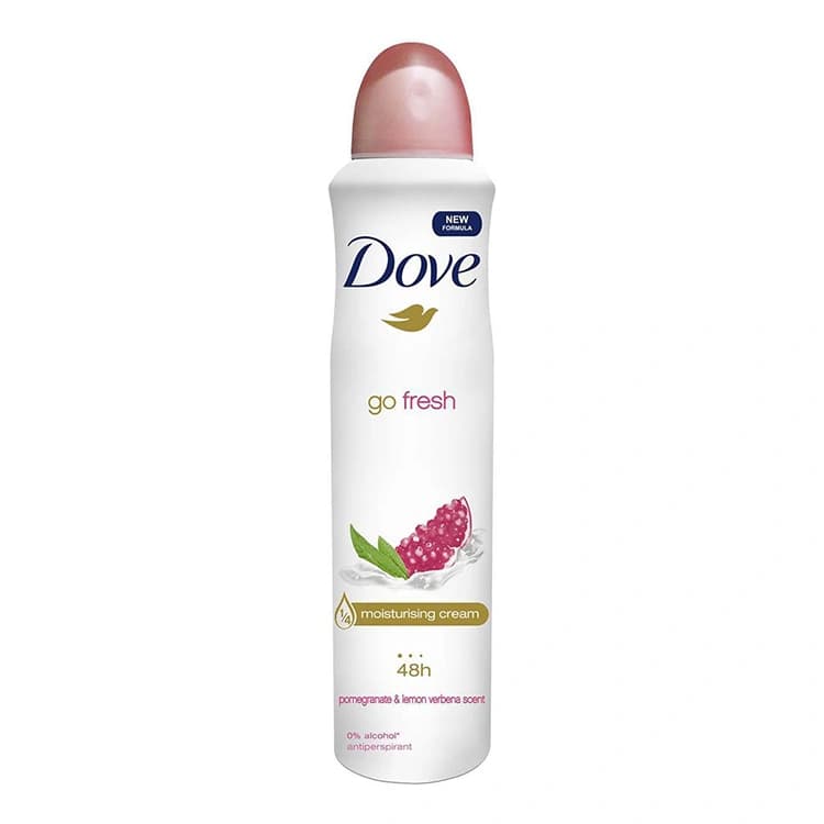 اسپری ضد تعریق Dove مدل Go Fresh Pomegranate and Lemon حجم 150 میلی لیتر