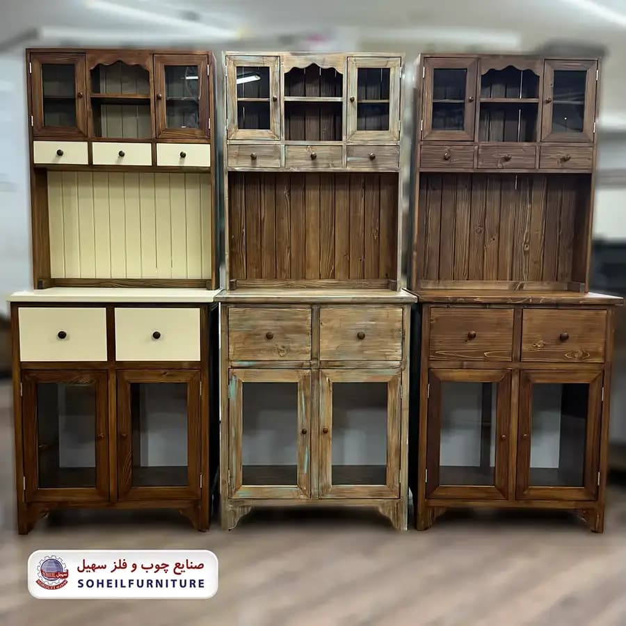 کافی بار مینیمال تمام چوب گردویی سهیل — تصویر ۲