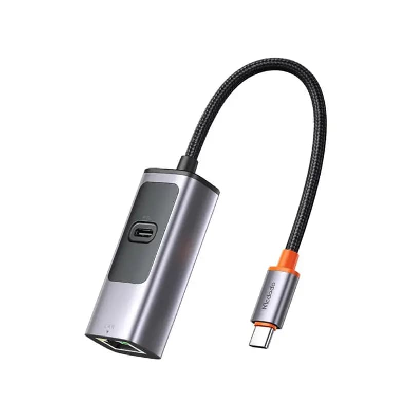 مبدل USB-C to LAN مکدودو مدل HU-0680 1000Mbps