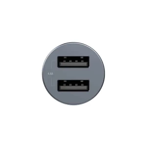شارژر فندکی مینی دو پورت پاورولوژی مدل Powerology Dual USB-A Port Mini Car Charger PCCSR001 — تصویر ۳