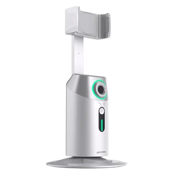 گیمبال با قابلیت ردیابی چهره پرودو مدل Porodo Gimbal with AI Face tracking Gesture Recognition with Remote Controller — تصویر ۳