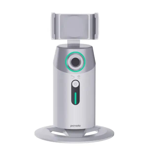 گیمبال با قابلیت ردیابی چهره پرودو مدل Porodo Gimbal with AI Face tracking Gesture Recognition with Remote Controller
