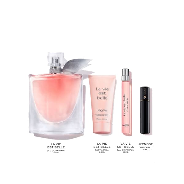 ست چهار عددی ادکلن، لوسیون بدن و ریمل مدل لاوی ایست بله برند لانکوم Lancome اصل — تصویر ۲