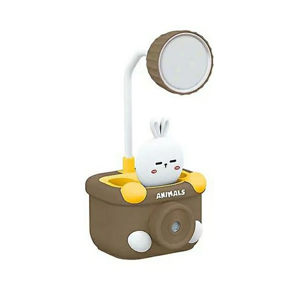 چراغ مطالعه فانتزی شارژی طرح خرگوش کد Animals Q103 — تصویر ۵
