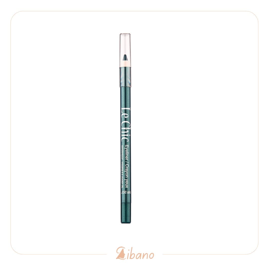 مداد چشم رنگی لچیک شماره 207 سبز کله غازی Lechic Colored Eye Pencil
