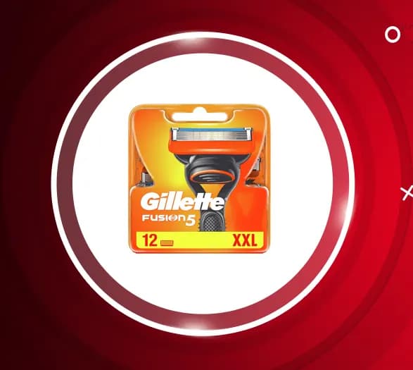 تیغ یدک مدل فیوژن 5 تیغ مردانه 12 عددی ژیلت Gillette — تصویر ۲