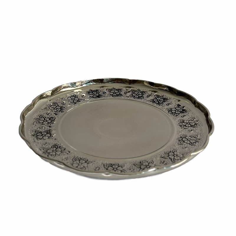 شیرینی خوری کروم سیاه قلم با کد ZH321.8