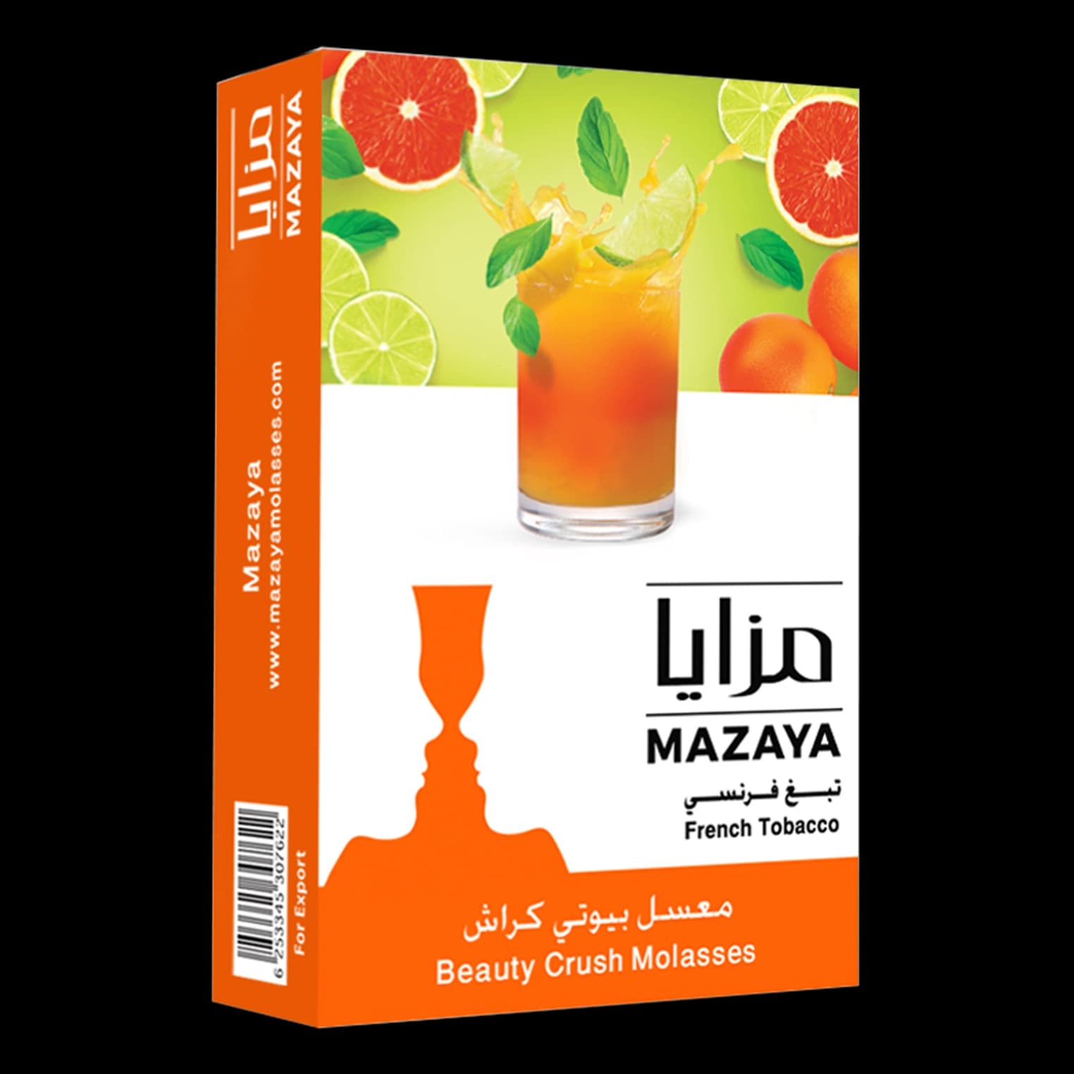 تنباکو قلیان مزایا بیوتی کراش Mazaya beauty crush molasses hookah tobacco