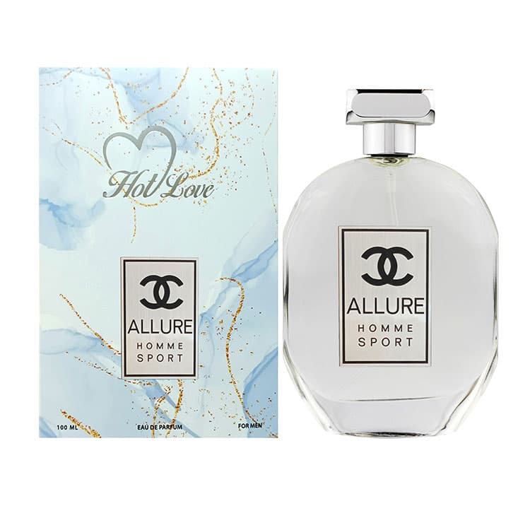 ادو پرفیوم مردانه شرکتی Hot Love Chanel Allure Homme Sport حجم 100 میلی لیتر — تصویر ۲
