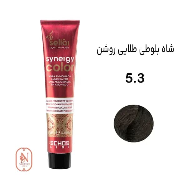 رنگ مو بدون آمونیاک ECHOSLINE 5/3